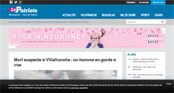 Desktop Screenshot of lepatriote.fr