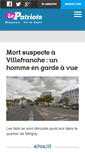 Mobile Screenshot of lepatriote.fr